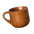 4pc Natural Jujube Wood Cup Tea Juice Mug Creative Tableware Drinkware
