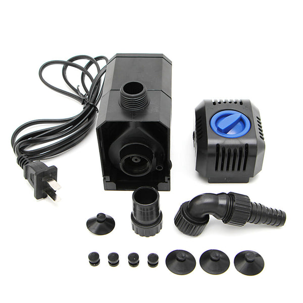 Aquarium Water Pump 400GPH 1500L/h 25W Adjustable Submersible Fountain Fish Tank