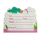 10pcs flamingo invitations cards baby shower happy birthday party invitations TE