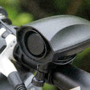 Ultra-loud Speaker Black Electronic Bicycle 6 Sounds Alarm Bells Bike Horn- E0Z1