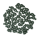 10/ 50pcs Plastic Barrel Shock End Lock Cord Toggle Stoppers 50 Army Green