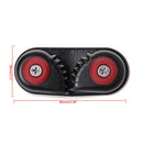Aluminium Black Nylon Clip Cord Lock Cam Cleat Sailboat Kayak Dinghy Accessory