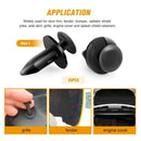 240Pcs Bumper Retainer Clips Car Plastic Rivets Fasteners Push Retainer Kit