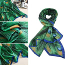 Women's Soft Peacock Long Scarf Wrap Shawl Beach Towel Fashion Lot K3L9