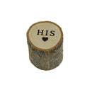 2x Wooden Rustic Wedding Engagements Ring Box Bearer Ring Holder Case Gift G Gw