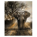 DIY 5D Elephant Full Drill Round Diamond Painting Embroidery Home Decor