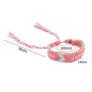 Ethnic Hippy Unisex Colorful Wrap Woven Rope String Handmade Bracelet Gift