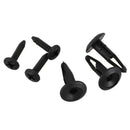 50 Pieces Upholstery Car Panel Retainer Fastener - Plastic Rivet for 4mm Ho