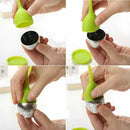 Tea Infuser - Set Of 7 Silicone Handle Stainless Steel Strainer Drip Tray I W4B6