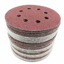 60 Pieces 8 Holes 5 Inch Sanding Discs Hook and Loop 60/100/180/240/320/400 F5D2