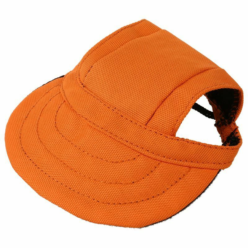 Pet Dog Hat Pet Dog Oxford Fabric Hat Sports Baseball Cap with Ear Holes fo Q1P2