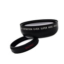 46mm 0.45x Wide Angle Lens with Macro - Black