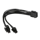 20cm CPU 8Pin to CPU 8Pin+4Pin Power Supply Adapter Cord Extension Cable