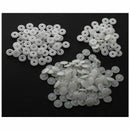 50 pcs T3 KAM SNAPS press studs Scrapbook Sewing buttons white A9O8