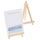15 x 8cm painting wooden frame phone stand display bracket triangular easel ME