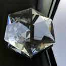 Large Clear Ornament Part Hexagram Art 100mm Crystal Chandelier Prisms Pendant