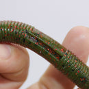 10pcs Imitation Earthworm Artificial Soft Bait Fishing Lure W121-07