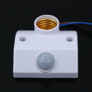 E27 220V Infrared Motion Sensor Automatic Light Lamp Holder Switch New