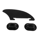 Kayak Skeg Tracking Fin Integral Fin for Surfing Board Fishing Boat Canoe Black