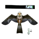 Vivid Nylon Cloth Flying Large Hawk Kite Bird Scarer Kite Garden Scarer