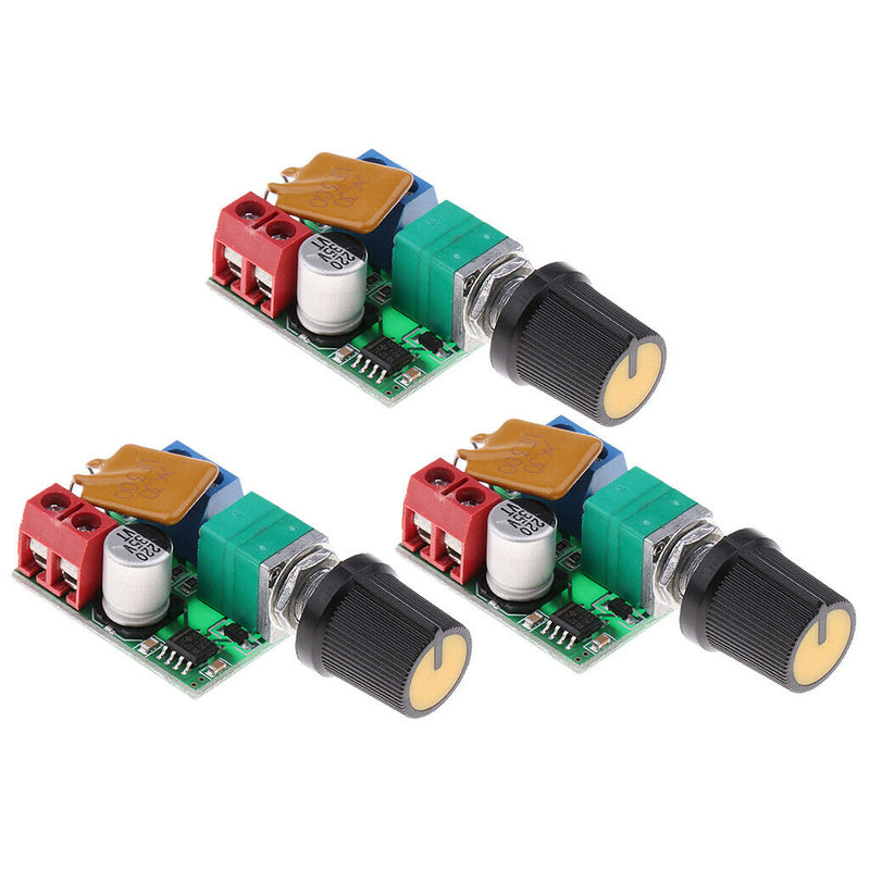 3pcs 3V 6V 12V 24V 35V 5A DC Motor PWM Speed Controller for LED DIY