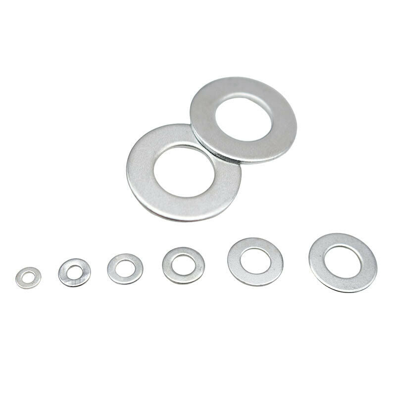 900Pcs Stainless Steel Ring Gasket Flat Washers Assortment M3,M4,M5,M6,M8,M R2S2