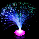 LED Multi Colour Changing Fibre Optic Fountain Night Light Lamp Home DecoratiME