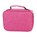 Waterproof Portable Makeup Cosmetic Bag Travel Necessity Case (Rose Red) A