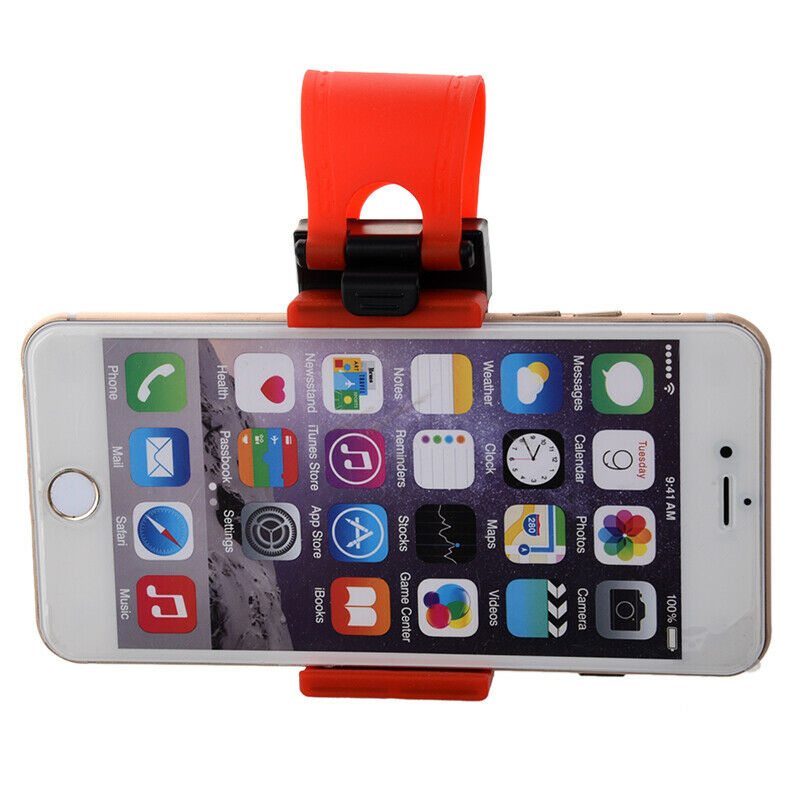 Black and red steering wheel pendant phone holder K7R4