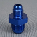 AN-8 AN8 To AN-6 AN6 Reducer Adapter Aluminum Alloy Conversion Fittings Blue