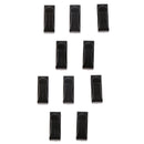 10 Pcs Plastic Buckle  Backpack Webbing Belt Ending