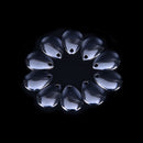 10pcs Fishing Flattie Attractor Spinner Blades Smooth Nickel Spoons Plaice MO