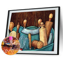 Full Round 5D DIY Diamond Painting Kitchen Supplies Embroidery Kit (LG190) A
