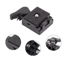 Quick Release Clamp Plate Adapter For Manfrotto 200PL-14 RC2 323 Tripod Q7B1