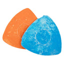 2Pcs Blue Orange Triangle Tailor's Fabric Chalk Sewing Cloth Marking Tracing