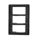 3 Gang Marine Boat Rocker Switch Clip Panel Patrol Holder Housing Black