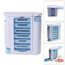 Plastic Medicine Box 28 Cell Portable Drawer Moisture-Proof Organizer Conta