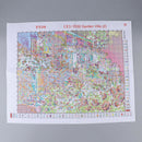 Stamped Cross Stitch Kit "Cottage" 19"x15" Printed House Design 14CT