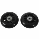 2set 75X23mm Luggage Suitcase / Inline Outdoor Skate Replacement Wheels Bla