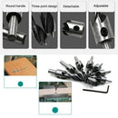 Woodworking Drilling Or Chamfer Tool,8Pc wood Plug Cutter,6Pcs 1/4 Inch Hex