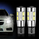 High Quality T10 W5W 5630 LED 10 SMD CANBUS ERROR FREE Car Side Wedge Light Bulb