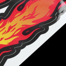 2 Packs Yellow Red Flame Fire Design Vehicle Car Decals Stickers Decor