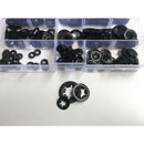 280pcs Tooth Starlock Push On Locking Washers Speed Clips Fasteners Assortm X6W6