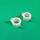 8Pieces 1Inch Anti-Wrap Flag Pole Rotating Mounting Rings Grommet Clip