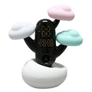 Digital Intelligent Alarm Clock Cloud Sound Temperature Glowing Desktop Clo