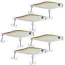 5pcs Fishing Lures Crankbait Minnow Hooks Crank Baits Poper Lure