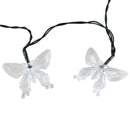 Solar Light Wreath, 5 meters solar LED light string 20 butterfly decorative U4E6