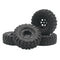 4x RC Rubber Tyres  Set Fit for WLTOYS 12428 RC Car Buggy Truck DIY Parts