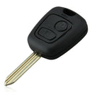 2 Button Remote Car Key Shell Case 434MHz REMOTE Car KEY WITH CHIP For Citr