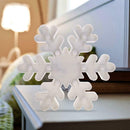 Festival Snowflake LED Desk Lamp Party Kids Bedroom Home Decor Night Light